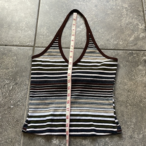Vintage Striped Halter Top Size S-M - Picture 7 of 7
